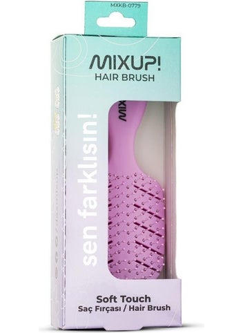 MIXUP Mini Palmiye Soft Touch Hair Brush Lilac  - Image 1