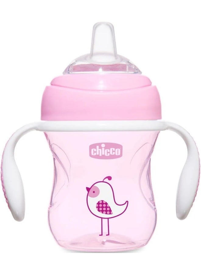 Chicco Mix & Match Transition Cup 4m+ Pink 200ml - Image 1