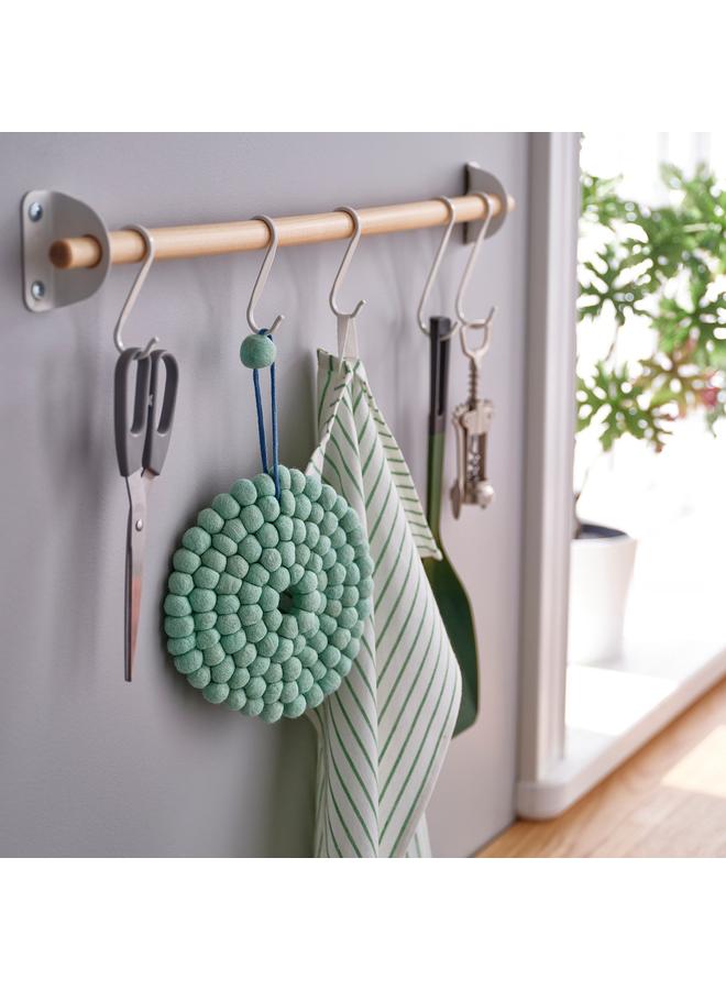 زبون حامل وعاء، أخضر فاتح، 18 سم - Image 3