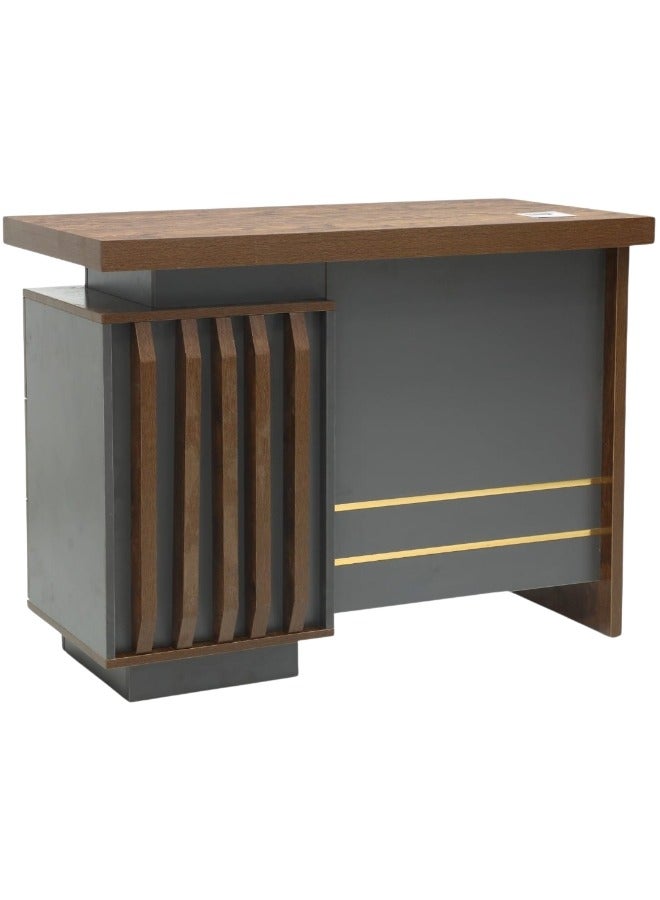 ALWASIT HOME Office Reception Desk, Small Reception Counter Desk with Lockable Drawers, Standing Front Desk Reception, Multifunctional Retail Counter Table - Image 1