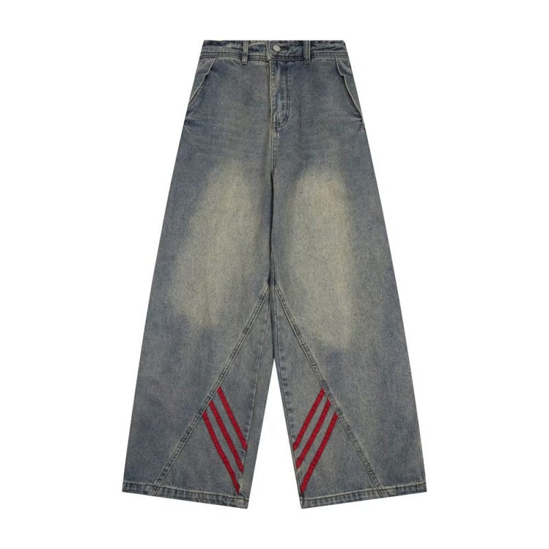 Unisex Casual Daily Denim Jeans - Image 1