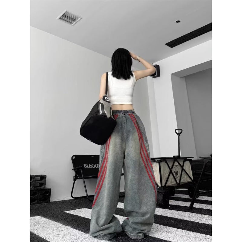 Unisex Casual Daily Denim Jeans - Image 5