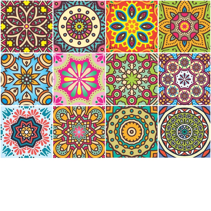 kakofaci Kakofaci Peel and Stick Tile Stickers 12 Pcs6X6 Inch Backsplash Waterproof Stickers for Kitchen and Stick on Tile 