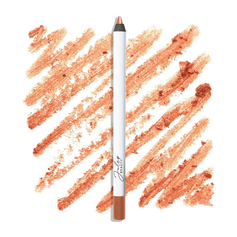Julep When Pencil Met Gel Sharpenable Multi-Use Longwear Eyeliner Pencil - Tangerine Shimmer - Transfer-Proof - High Performance Liner - Image 1