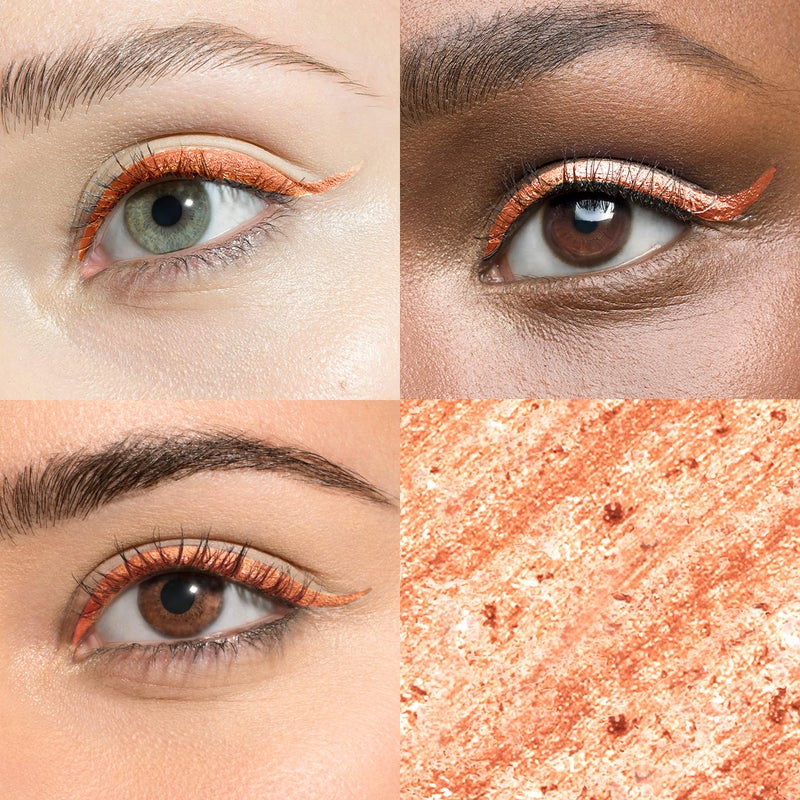 Julep When Pencil Met Gel Sharpenable Multi-Use Longwear Eyeliner Pencil - Tangerine Shimmer - Transfer-Proof - High Performance Liner - Image 2