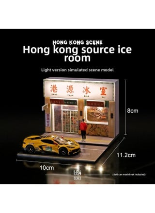 1:64 Miniature Scene Model Simulation 711 Convenience Store Supermarket Photography Props Decoration Three-dimensional Assembly DIY-Color:1/64 Hong Kong Ice Chamber-with Light - pzsku/Z362BE00F76867A4FF151Z/45/1745923832/30a0f434-af38-4ff2-a2ad-afee2c626bfe
