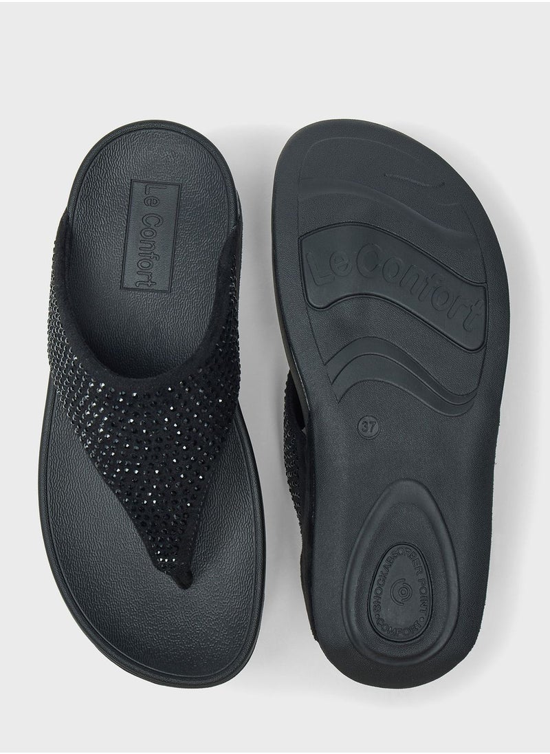Le Confort - T Bar Sandals - Image 1