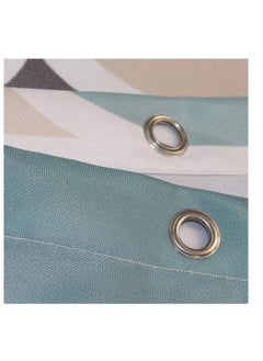 Excefore Shower Curtain Waterproof Mould Proof, Waterproof Polyester Fabric, Machine Washable Thicked Polyester Fabric, with 12 Hooks and Weighted Hem for Bath Tub and Shower Stall  - Image 5