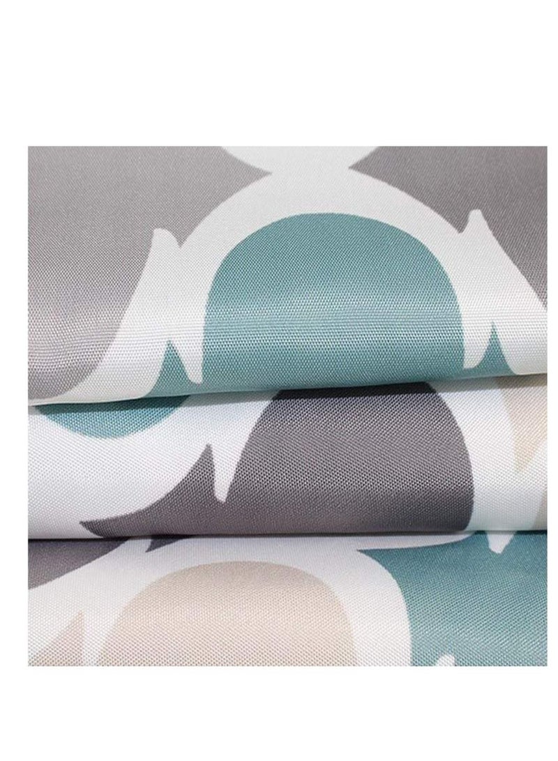 Excefore Shower Curtain Waterproof Mould Proof, Waterproof Polyester Fabric, Machine Washable Thicked Polyester Fabric, with 12 Hooks and Weighted Hem for Bath Tub and Shower Stall - Image 4