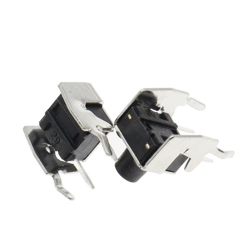 6x6x8mm Tactile Push Button Switch 20Pcs 4 Pin Self Reset Right Angle PCB Momentary Tact - Image 4
