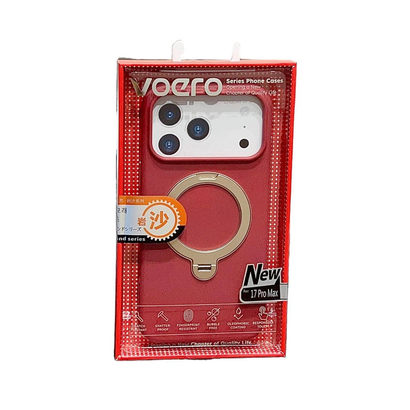 غطاء MagSafe | مقاوم للصدمات لـ iPhone 17 / 17 Air / 17 Pro / 17 Pro Max | برتقالي Acrylic | حماية من السقوط - Image 4