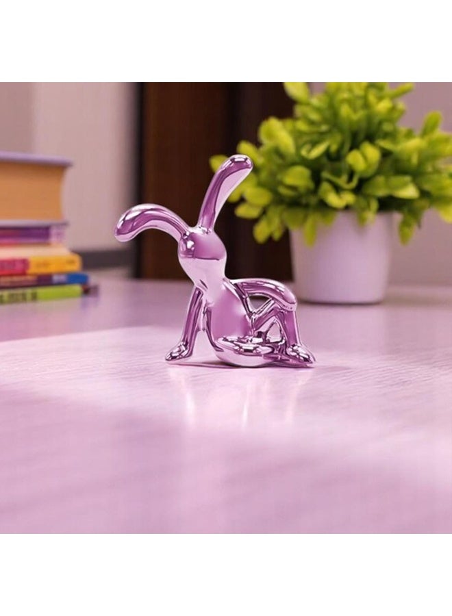 BLACK ODOR Car Perfume Diffuser 60ml with Pink Sitting Bunny Decor Combo | Long-Lasting Fresh Aroma | Essential Oil Fragrance for Car, Home & Office - Image 3