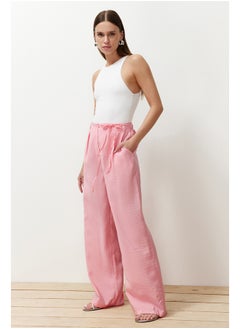 Pink Modal Slim Belt Pleated Wide Cut Wide Leg Woven Trousers TWOSS24PL00121 - pzsku/Z362C12A1F3F15520D4F8Z/45/_/1730941939/5cd3f569-c846-4954-8dde-4e3ea5a7611d