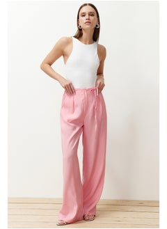 Pink Modal Slim Belt Pleated Wide Cut Wide Leg Woven Trousers TWOSS24PL00121 - pzsku/Z362C12A1F3F15520D4F8Z/45/_/1730941940/d96d532a-bf2d-4b80-8c56-9685cb28a7d7