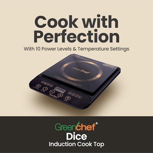 Greenchef 2000watts LED display with touch button, pre set function and timer Induction Cook Top - DICE (touch panel) - Image 2