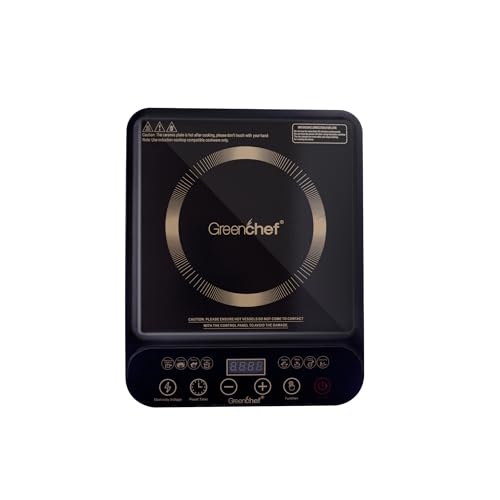 Greenchef 2000watts LED display with touch button, pre set function and timer Induction Cook Top - DICE (touch panel) - Image 1
