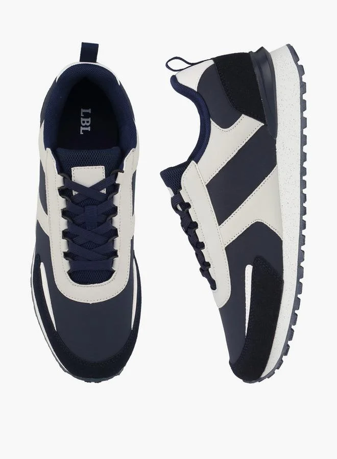 ال بي ال من شو اكسبرس Men Textured Lace-Up Ankle Sneakers