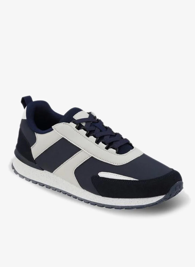ال بي ال من شو اكسبرس Men Textured Lace-Up Ankle Sneakers