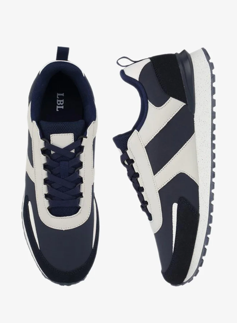 ال بي ال من شو اكسبرس Men Textured Lace-Up Ankle Sneakers