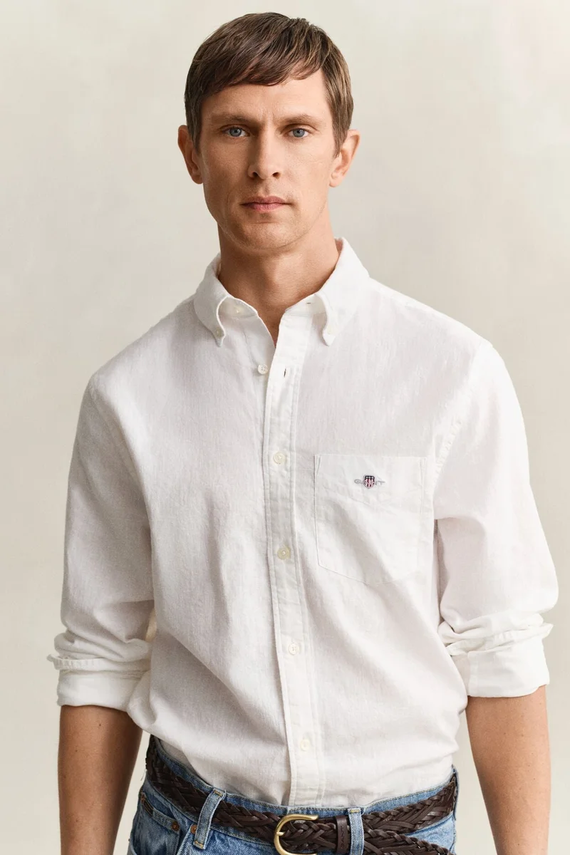 GANT Regular Cotton Linen Shirt