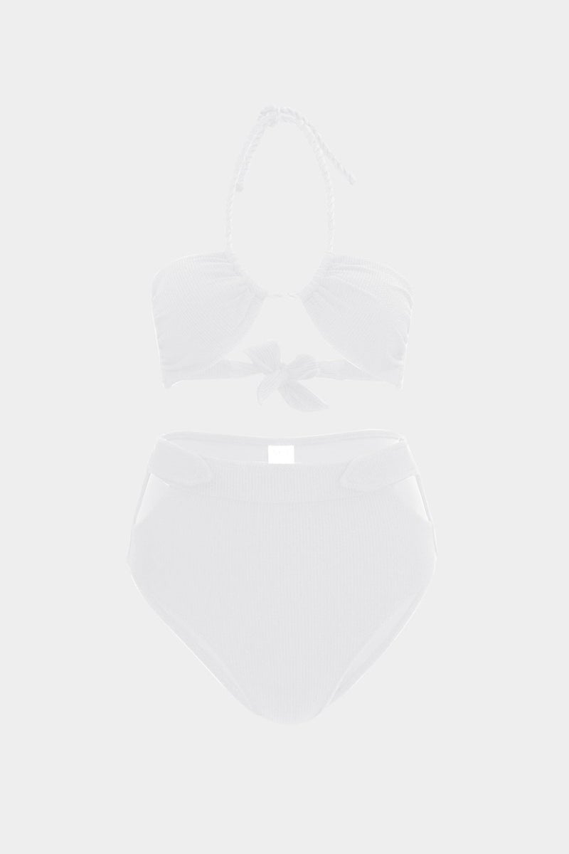 Açelya Okcu Azalea Okcu Premium Textured Idunn Fit Women's Bikini Top  - Image 1