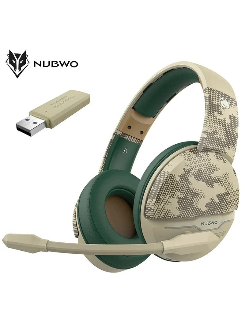 نوبو سماعة ألعاب لاسلكية G08 مزودة بميكروفون، وعمر بطارية يصل إلى 100 ساعة، ومدى يصل إلى 10 أمتار، ومتوافقة مع PS4/PS5/PC/Mac - Image 1