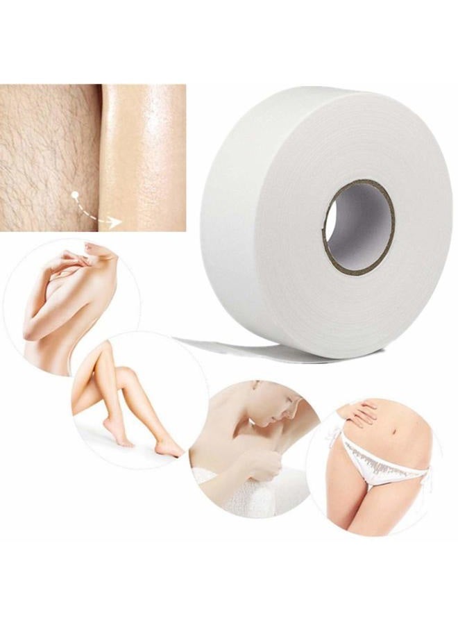 XICHEN 100Yards White large roll non-woven hair removal roll paper disposable beeswax hair removal special paper, underarm/hand/leg/bikini part Body Hair Removal - Image 5