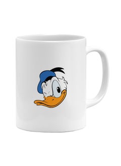 LIT Donald Duck Printed Coffee Mug White/Blue/Yellow  - Image 1