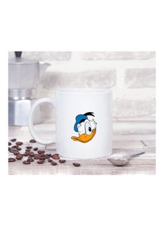 LIT Donald Duck Printed Coffee Mug White/Blue/Yellow  - Image 2