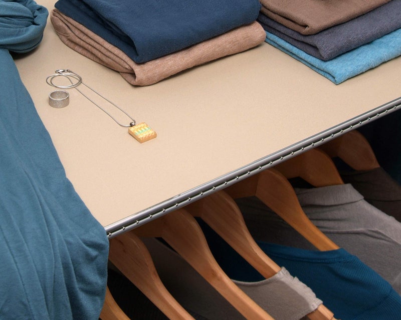 Con-Tact Brand 04F-C6U59-06AZ Solid Grip Premium Non-Adhesive Non-Slip Shelf and Drawer Liner, 18-Inches by 4-Feet, Taupe, 1 Roll - Image 4