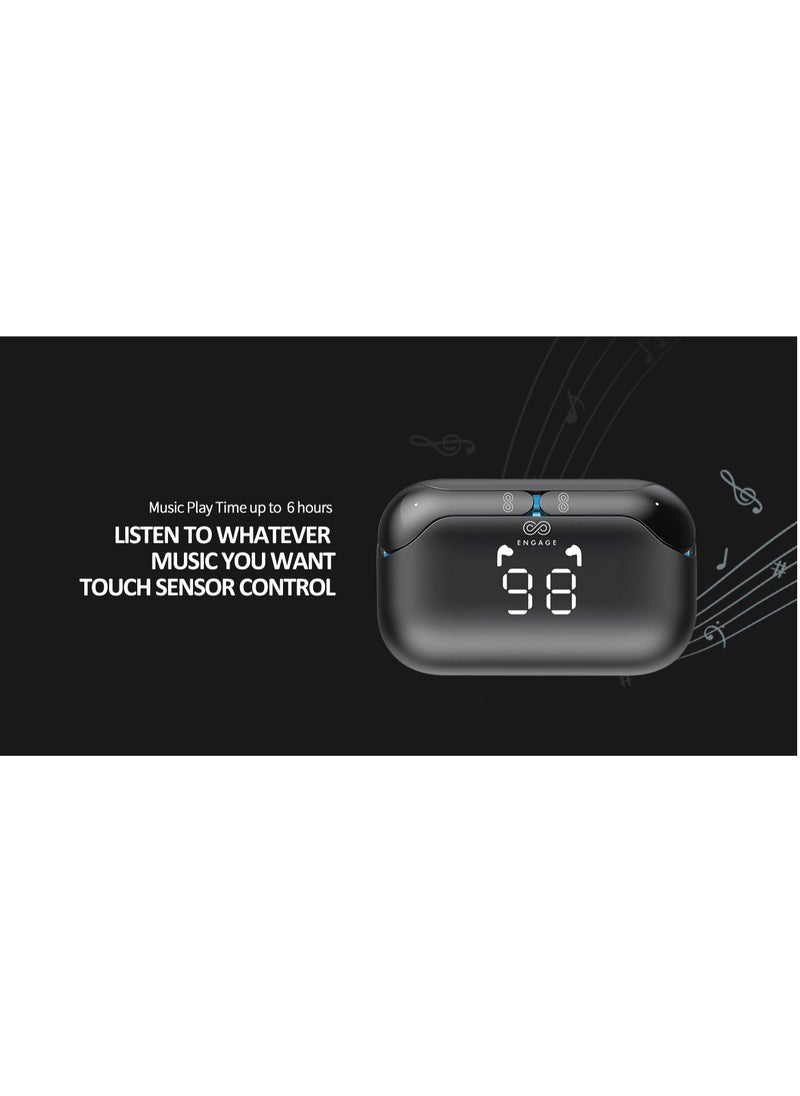 Engage - Sound your style with Engage PODS E98 Bluetooth Black Blue - Image 1