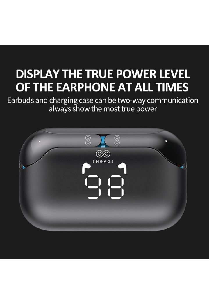 Engage - Sound your style with Engage PODS E98 Bluetooth Black Blue - Image 1