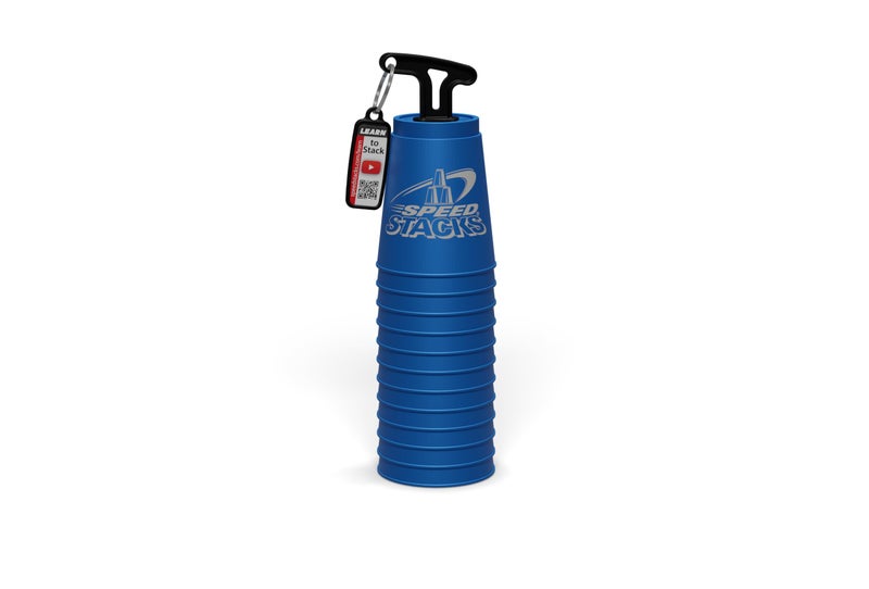 Speed Stacks | Official Sport Stacking Set, Blue - 12 Cups and Holding stem | Top Grade Materials, Low Friction | WSSA Approved - Image 3