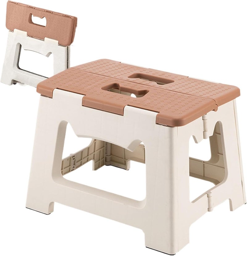 Jumix Small Folding Step Stool Super Strong Foldable Stool for Adults Kids Portable Plastic NonSlip Lightweight Space Saving Easy Folding Stools for KitchenBathroomBedroomOffice