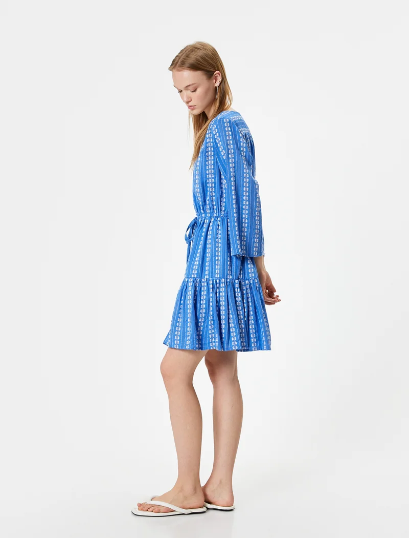 KOTON Mini Patterned Dress