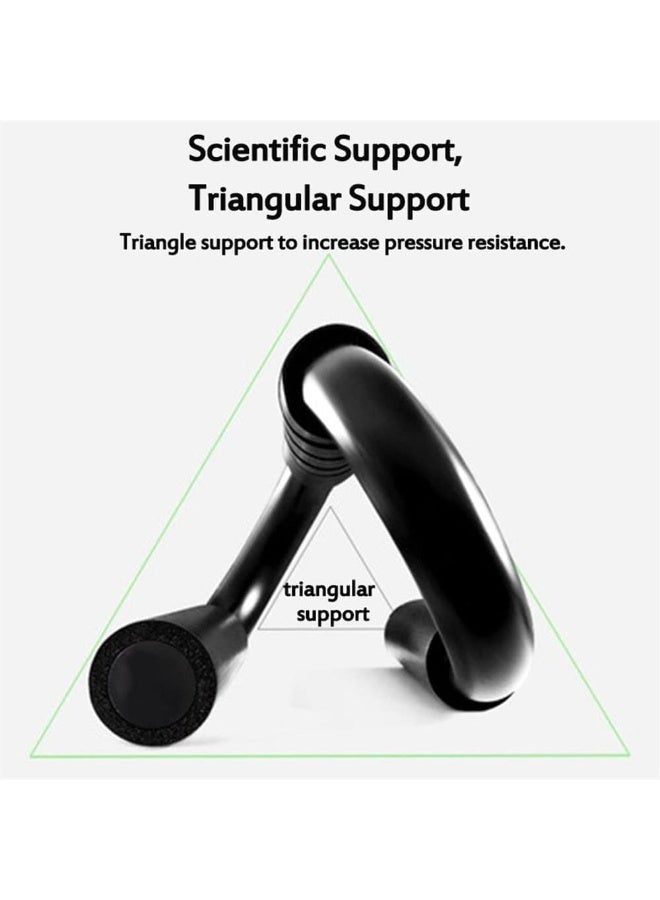 JZS X spring Push Up Bar, Push Up Stand, S-Shape Push Up Handle with Cushioned Foam Grips, Non-Slip Sturdy Structure Push Up Board for Home Gym Strength Training, Men and Women - Image 3