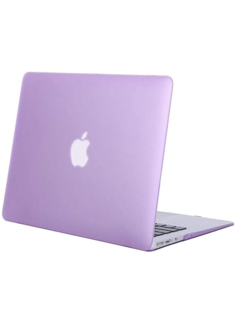 Mufaens Hard Shell Case Cover Compatible with Older Version MacBook Air (13 & 13.3-inch, 2010-2017 Release) Model: A1369/A1466, (MC503xx/A, MC504xx/A, MC965xx/A, MC966xx/A, MD231xx/A, MD232xx/A, MD760xx/A, MD761xx/A, MD760xx/B, MD761xx/B, MJVE2xx/A, MJVG2xx/A, MMGF2xx/A, MMGG2xx/A, MQD32xx/A, MQD42xx/A, MQD52xx/A) Purple  - Image 1