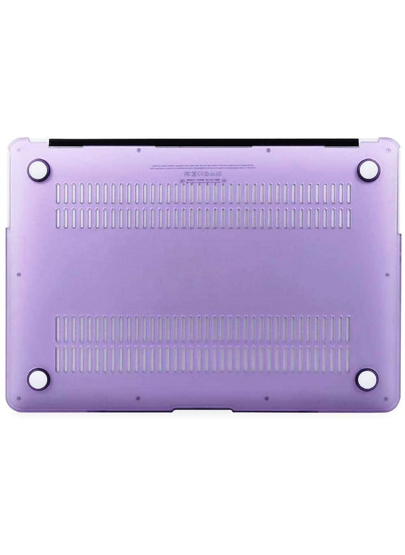 Mufaens - Hard Shell Case Cover Compatible with Older Version MacBook Air (13 & 13.3-inch, 2010-2017 Release) Model: A1369/A1466, (MC503xx/A, MC504xx/A, MC965xx/A, MC966xx/A, MD231xx/A, MD232xx/A, MD760xx/A, MD761xx/A, MD760xx/B, MD761xx/B, MJVE2xx/A, MJVG2xx/A, MMGF2xx/A, MMGG2xx/A, MQD32xx/A, MQD42xx/A, MQD52xx/A) Purple - Image 1