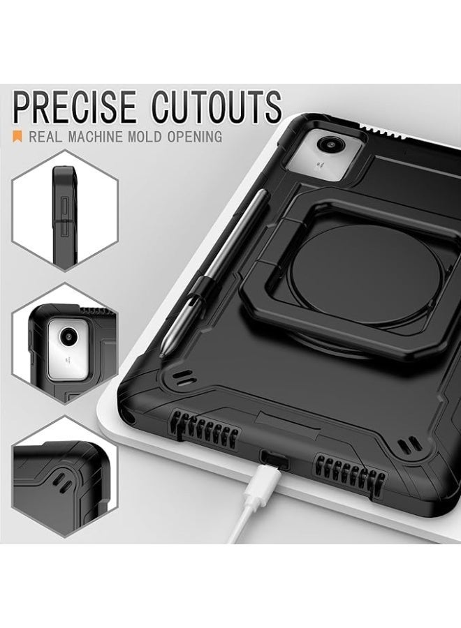 Case for Lenovo Tab M11, 11-inch Tablet Cover, Heavy Duty Impact Protector with Swivel Loop Stand - Image 4