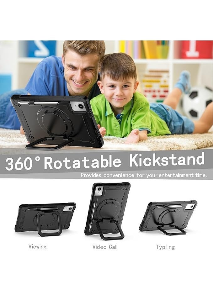 Case for Lenovo Tab M11, 11-inch Tablet Cover, Heavy Duty Impact Protector with Swivel Loop Stand - Image 3