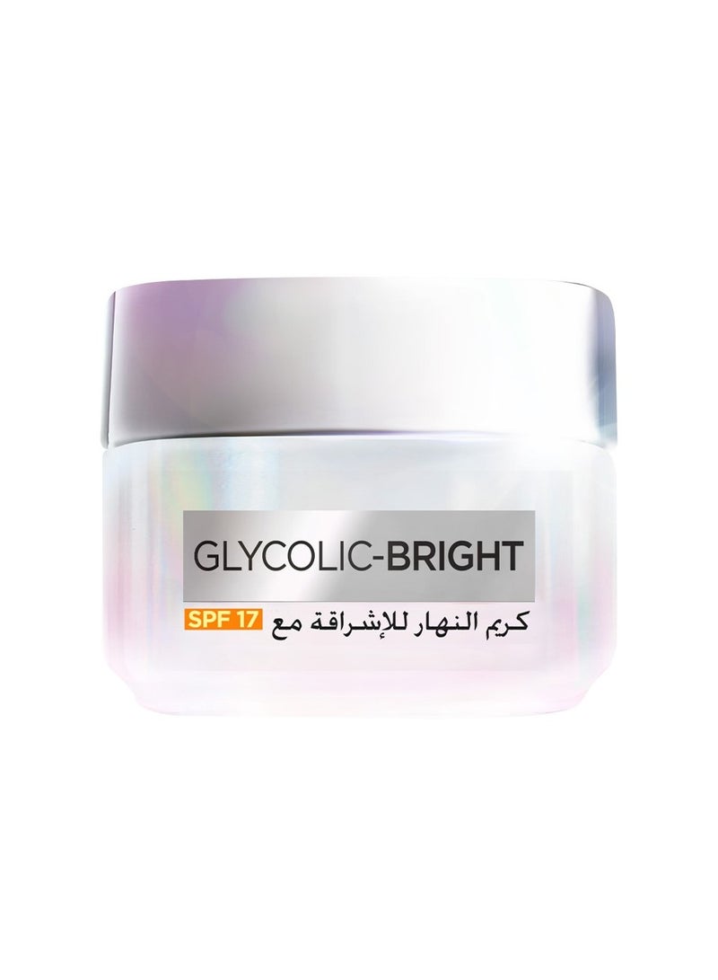 L'OREAL PARIS Glycolic Bright Glowing Day Cream with SPF30 and Glycolic Acid 50ML - Image 3