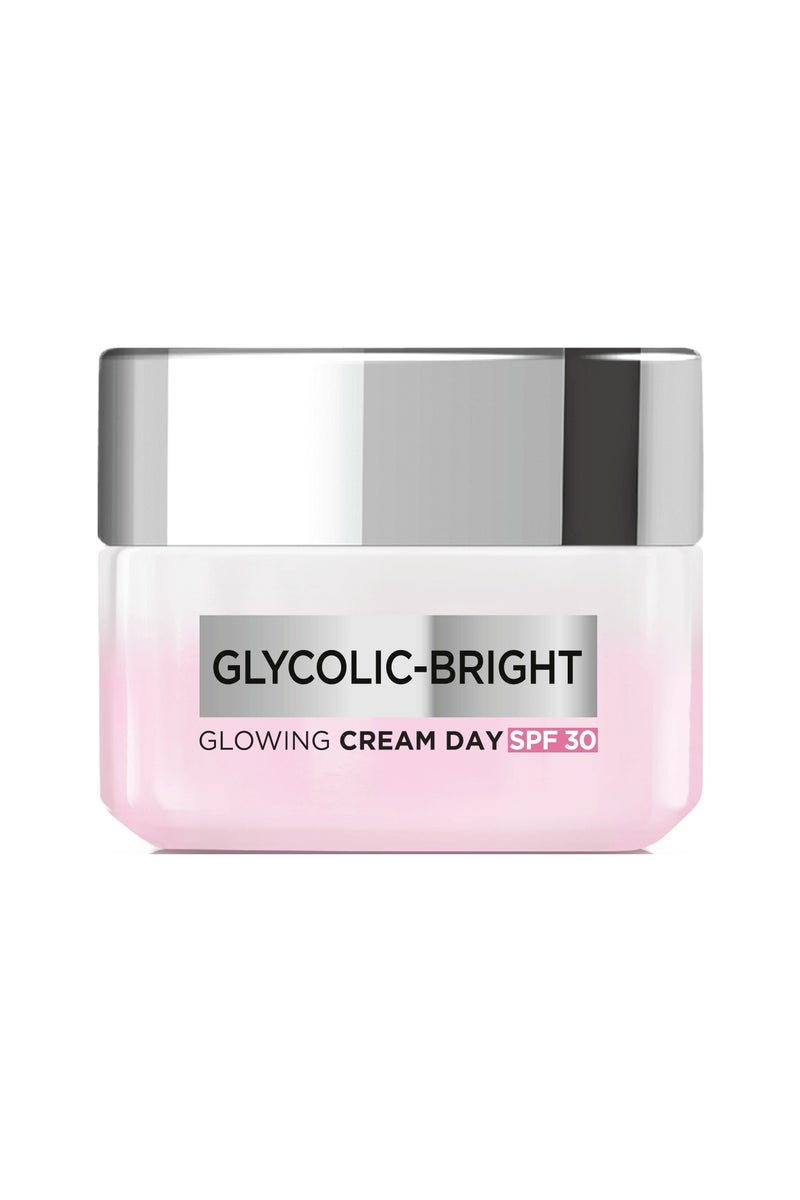 L'OREAL PARIS Glycolic Bright Glowing Day Cream with SPF30 and Glycolic Acid 50ML - Image 2