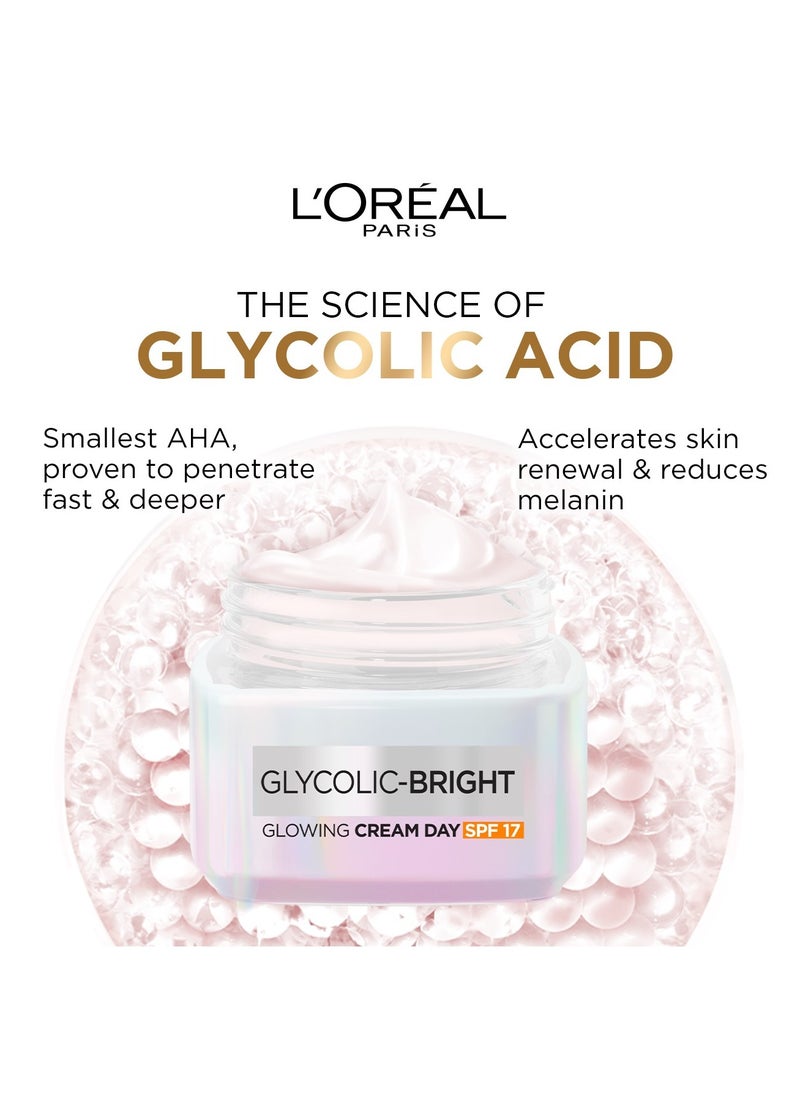 Glycolic Bright Glowing Day Cream with SPF17 and Glycolic Acid 50ML - pzsku/Z362CABB78B0769A8CCD2Z/45/_/1698777164/ce3f2ec7-2902-468a-99ae-d720374e9b74