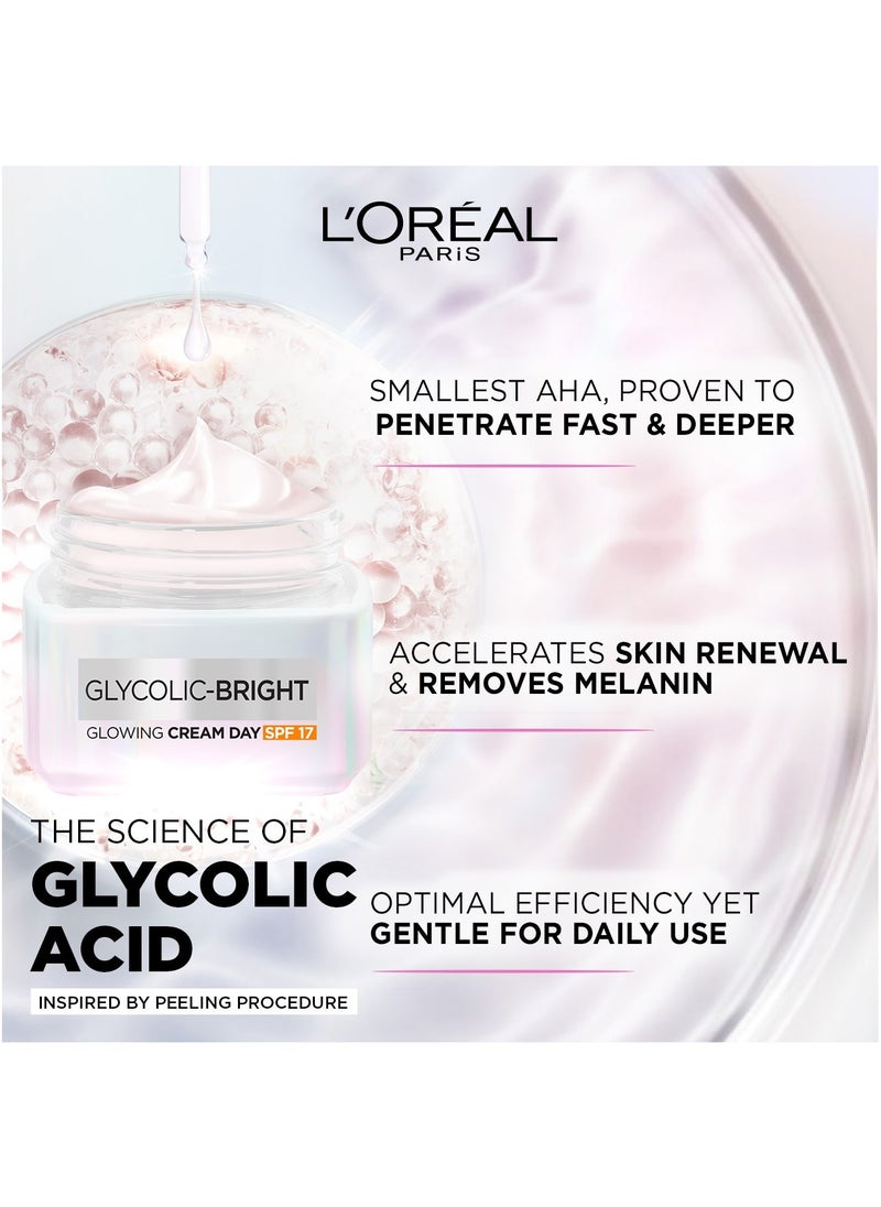 Glycolic Bright Glowing Day Cream with SPF17 and Glycolic Acid 50ML - pzsku/Z362CABB78B0769A8CCD2Z/45/_/1698777168/f4d75a43-c814-455e-86db-bcea687fc9fb