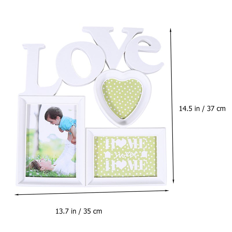 📦 إطار صور بلاستيكي بتصميم قلب حب - Image 3