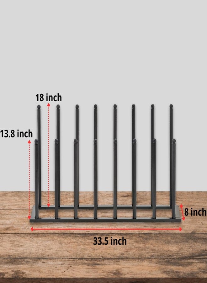 Pristine Boot Holder - Storage for 8 Pairs of Boots, Black - Image 2