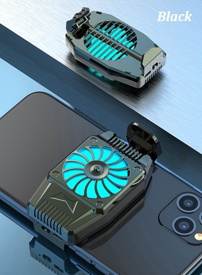 Mini Phone Cooling Fan, Cellphone Radiator, Suitable for Live Streaming, Outdoor Vlog, Mobile Gaming - Image 2