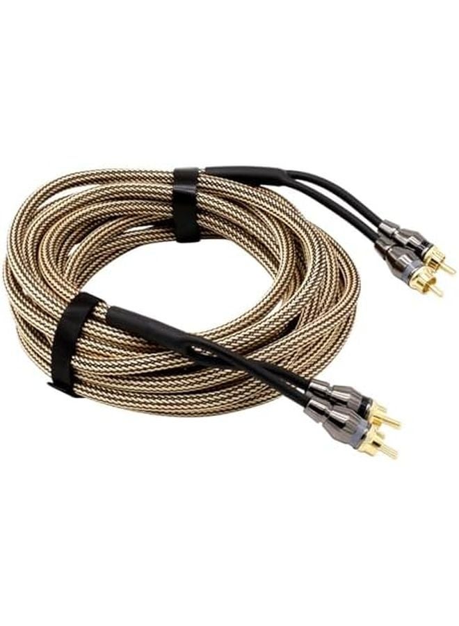 3 Meters 2RCA to 2RCA Audio Cable Anti Oxidation Car Sound System Connection - Image 2