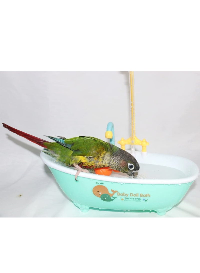Excefore Bird Bathtub Pool for Shower Bird Feeder Bird Bathroom Toys - Image 5
