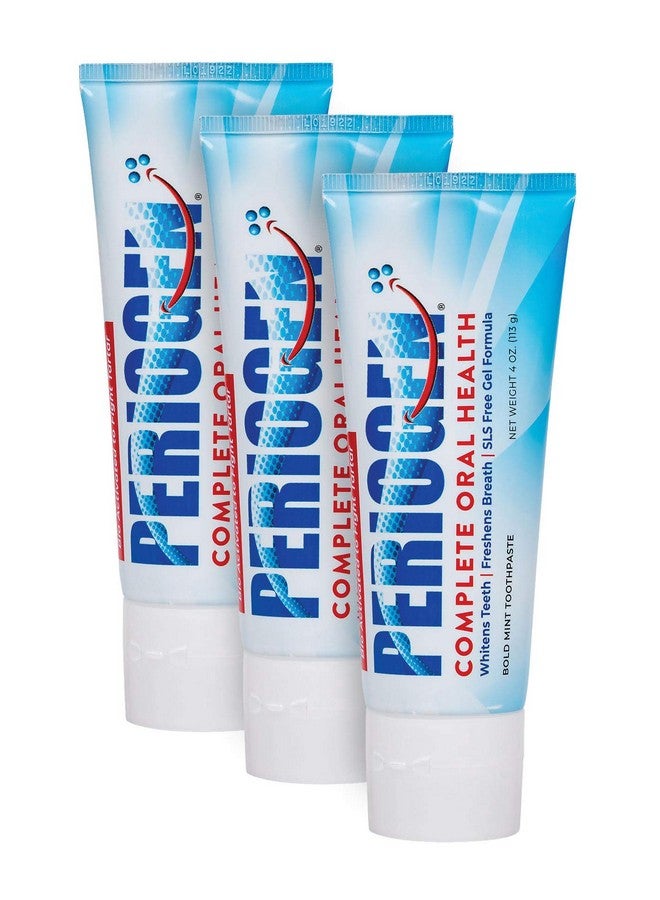 Periogen Toothpaste - SLS Free - Plaque & Tartar Control Formula 3-Pack - Image 1